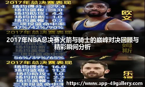 2017年NBA总决赛火箭与骑士的巅峰对决回顾与精彩瞬间分析